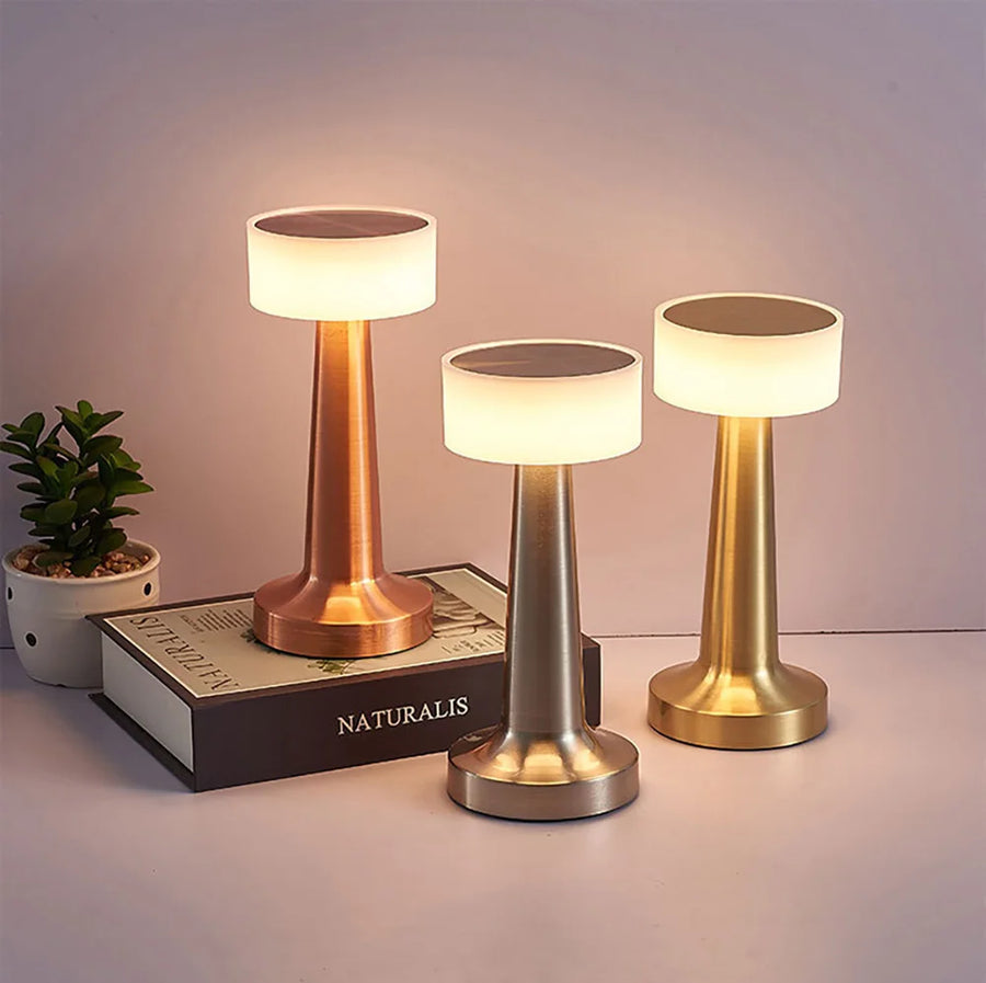 Chrome Table Decorative Lamp