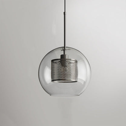 Gold Pendant Light With Glass Shade Soft Glow
