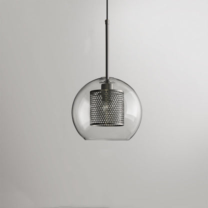 Gold Pendant Light With Glass Shade Soft Glow