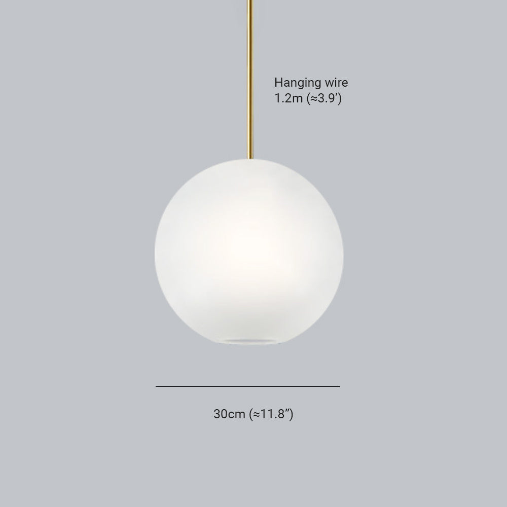 Hailie Glass Bubble Cluster Pendant Light – Frosted Glass, 1/3/5 Heads