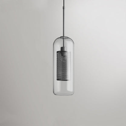 Gold Pendant Light With Glass Shade Soft Glow