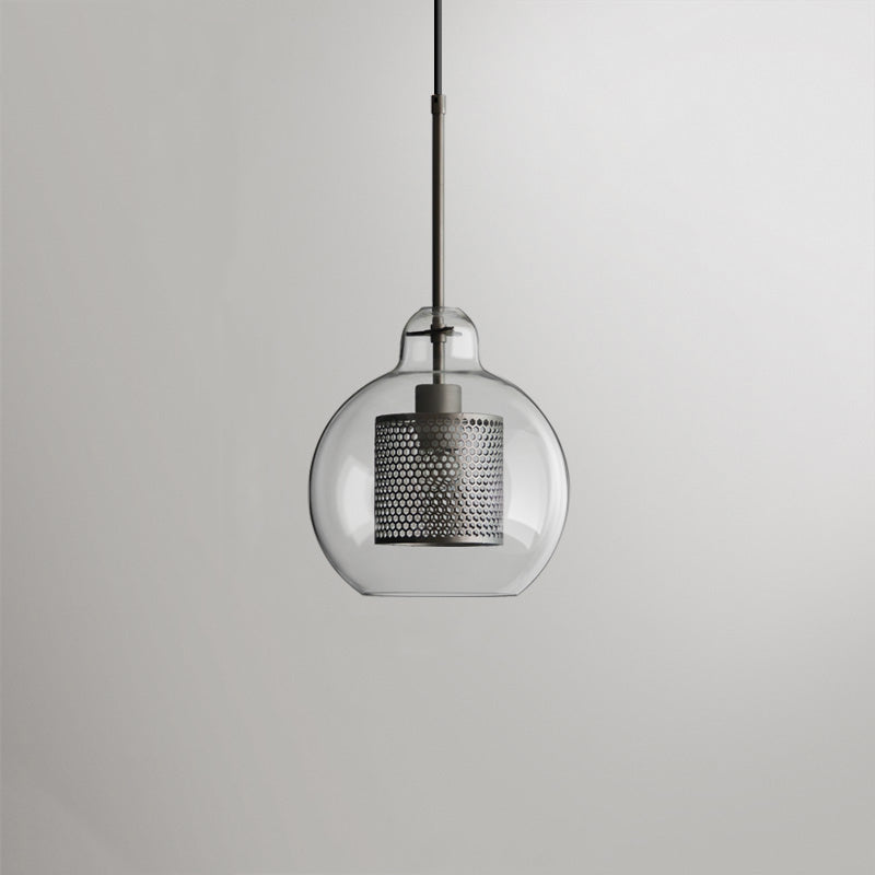 Gold Pendant Light With Glass Shade Soft Glow