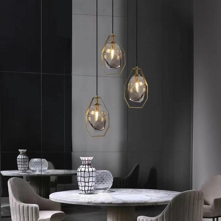 Stone Pendant Light – Modern Designer Suspension
