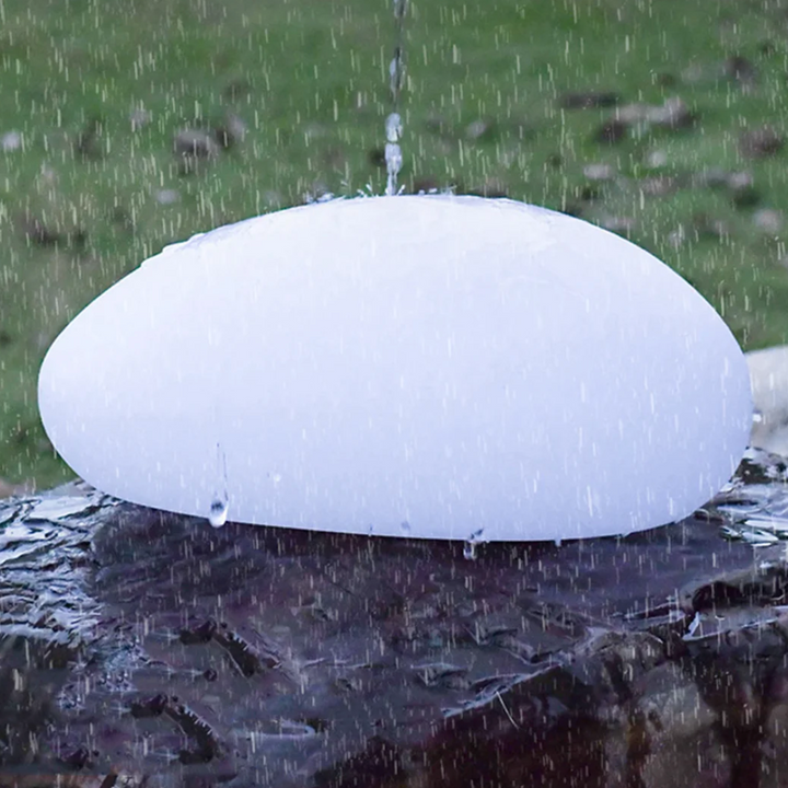 Solar Glow Stone – Multicolour LED Garden Tile Light