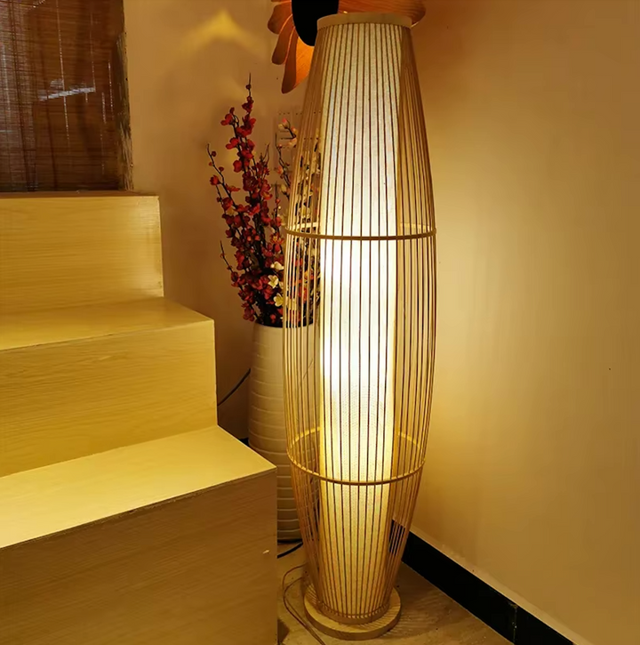 Bamboo Floor Lamp | Natural & Eco-Friendly Ambient Lighting