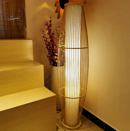 Bamboo Floor Lamp | Natural & Eco-Friendly Ambient Lighting