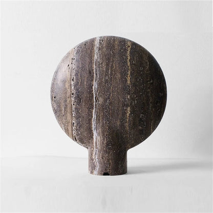 Travertine-Effect Stone Lamp – Mineral Elegance for Your Interior