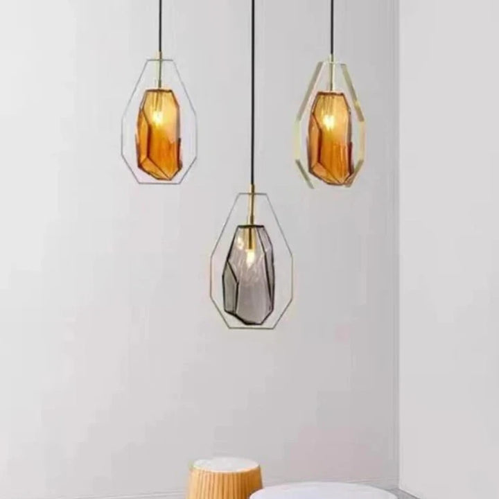 Stone Pendant Light – Modern Designer Suspension
