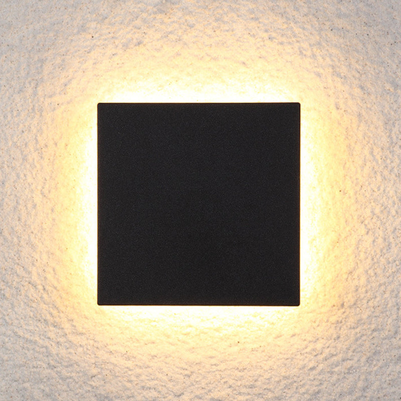 Indoor LED Wall Lamp – Round/Square Aluminum, 8W–18W, AC90–260V