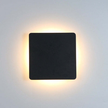 Indoor LED Wall Lamp – Round/Square Aluminum, 8W–18W, AC90–260V