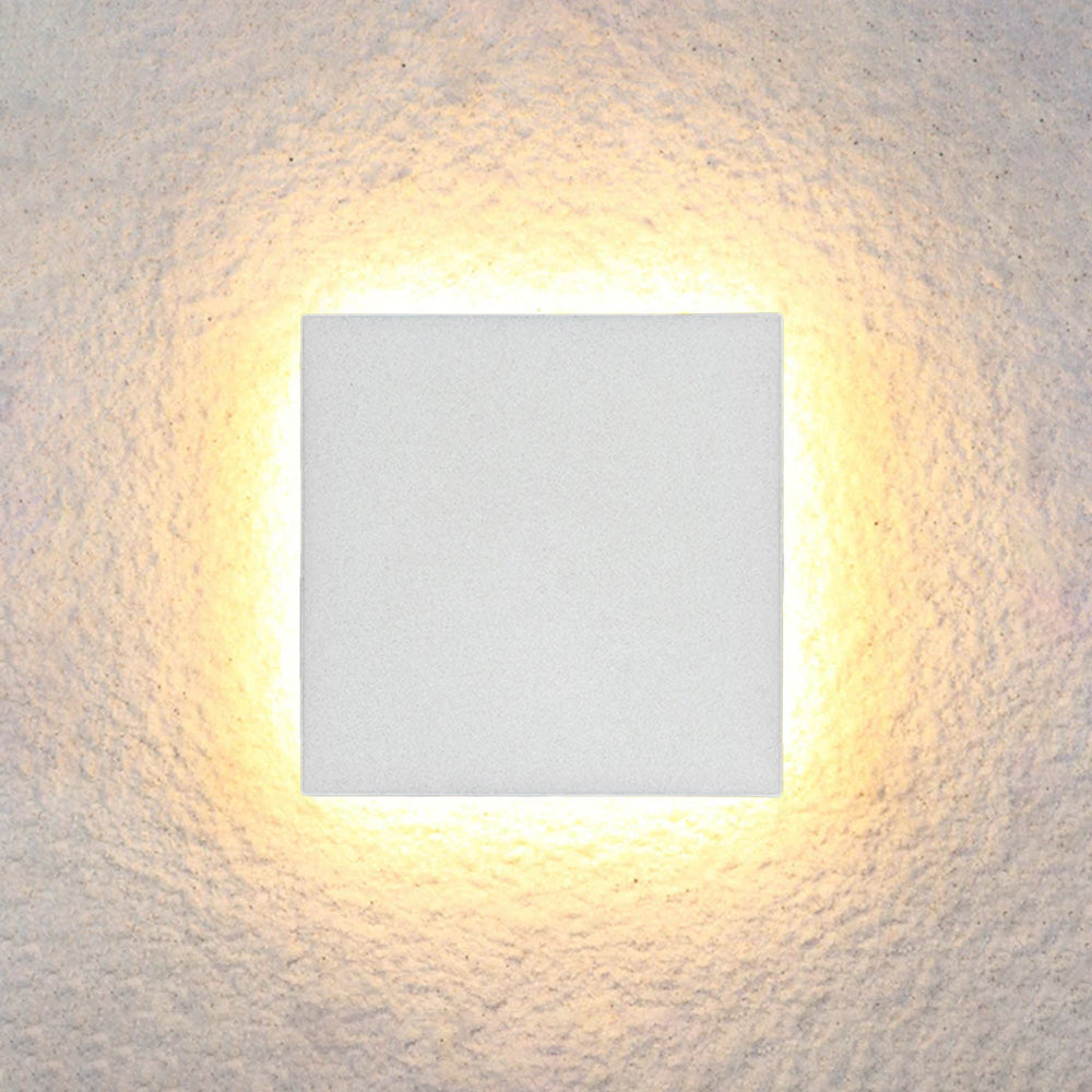 Indoor LED Wall Lamp – Round/Square Aluminum, 8W–18W, AC90–260V