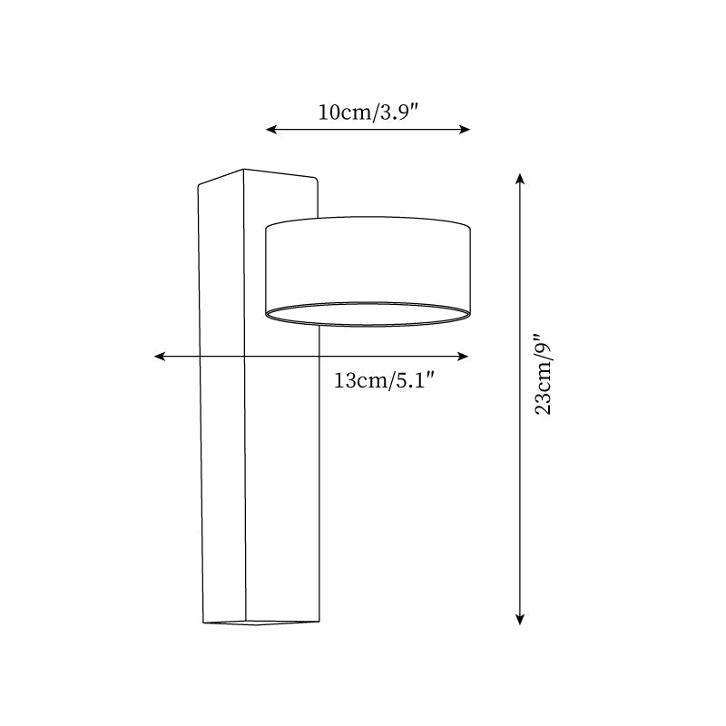 Travertine & Wood Wall Light – Modern LED Indoor Wall Lamp with Warm Glow