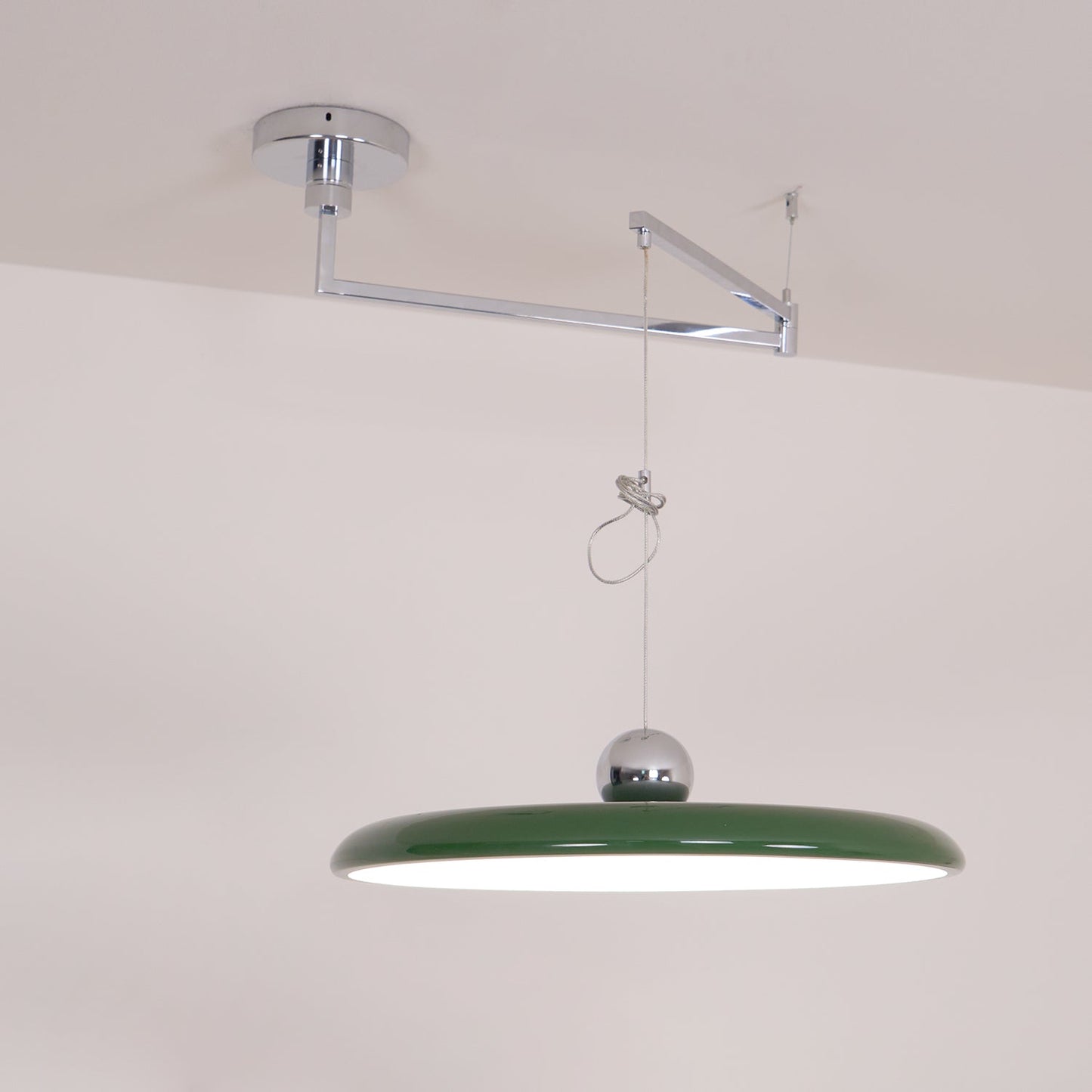 Industrial Pendant Light With Adjustable Arm