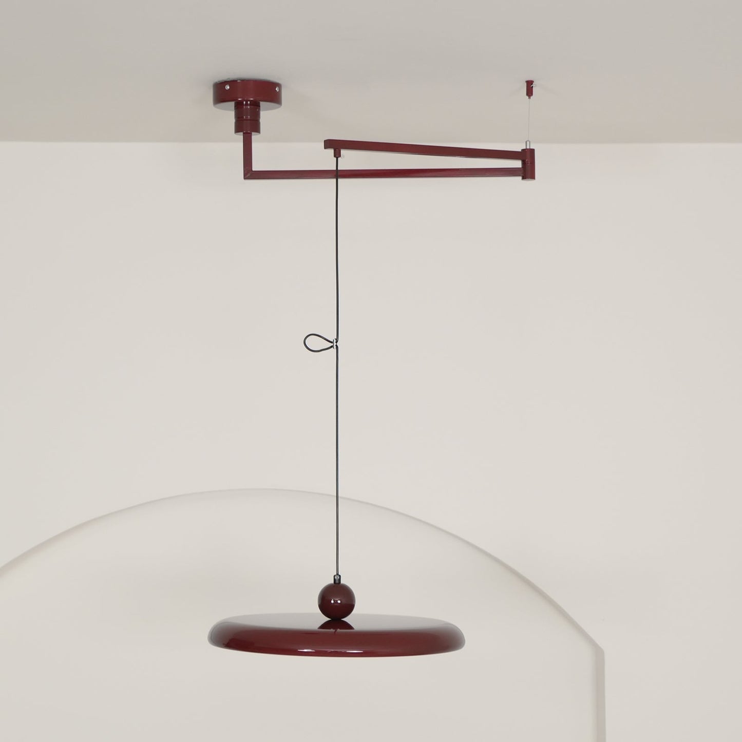 Industrial Pendant Light With Adjustable Arm