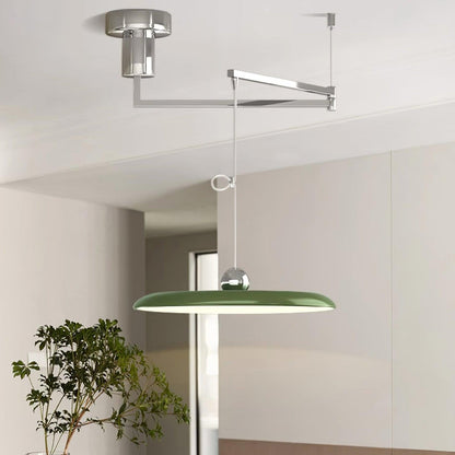 Industrial Pendant Light With Adjustable Arm