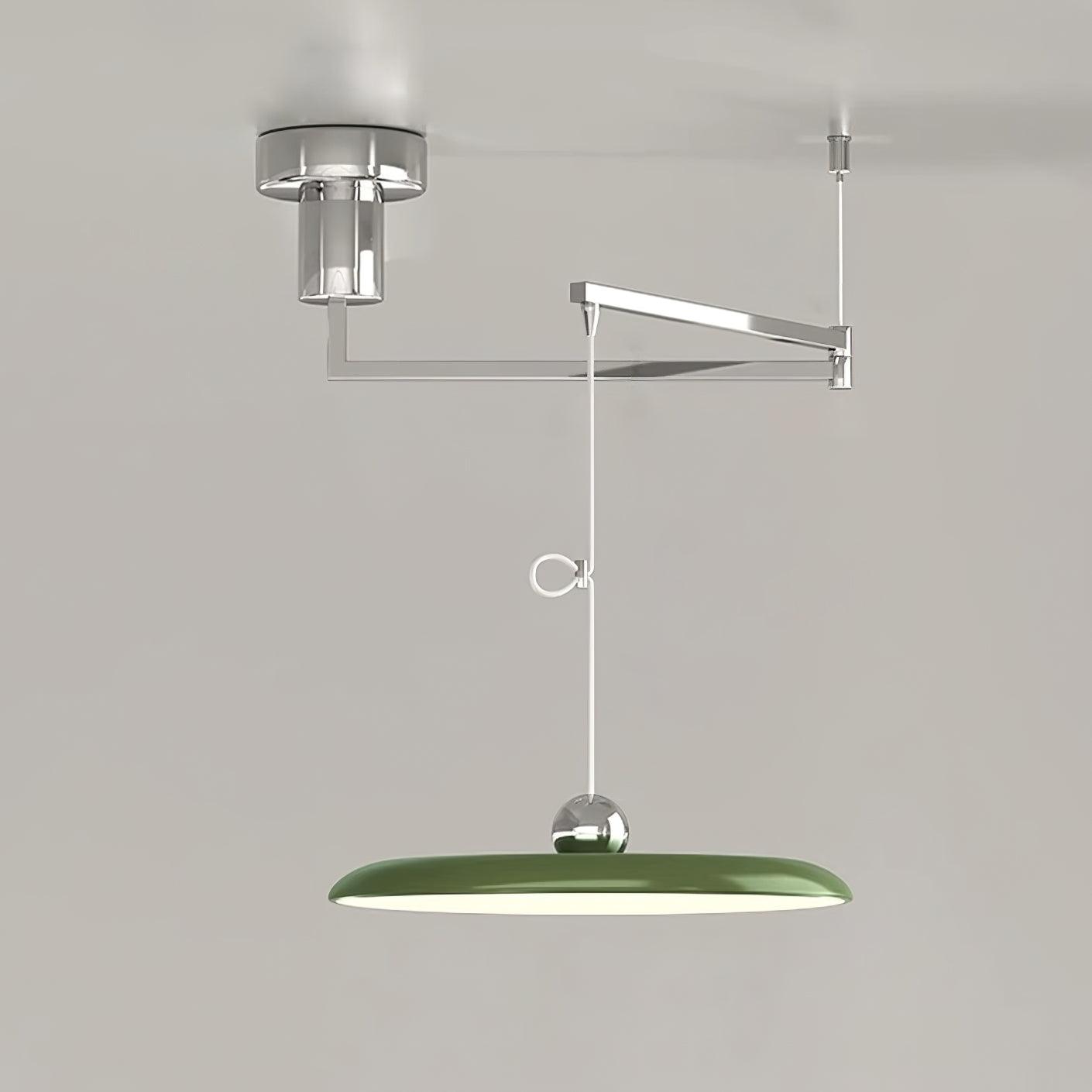 Industrial Pendant Light With Adjustable Arm