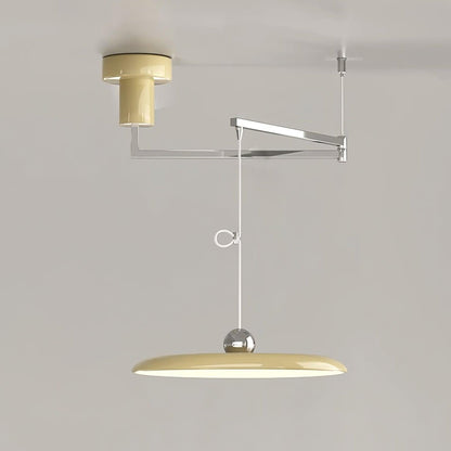 Industrial Pendant Light With Adjustable Arm
