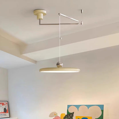 Industrial Pendant Light With Adjustable Arm