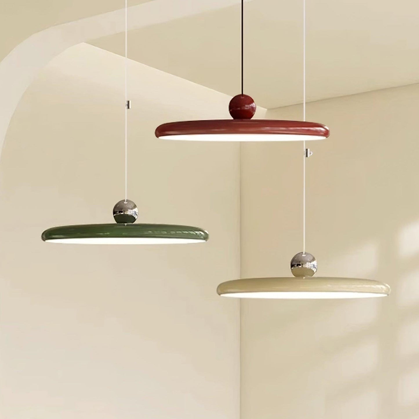 Industrial Pendant Light With Adjustable Arm