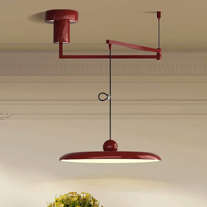 Industrial Pendant Light With Adjustable Arm