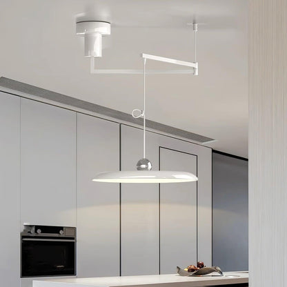 Industrial Pendant Light With Adjustable Arm