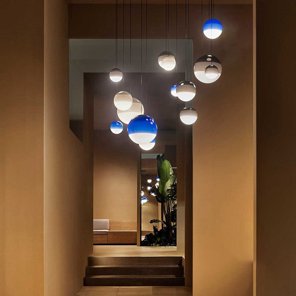 Valentina Colourful Glass Bubble Pendant Light – 6 Colours