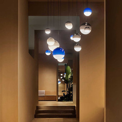 Valentina Colourful Glass Bubble Pendant Light – 6 Colours