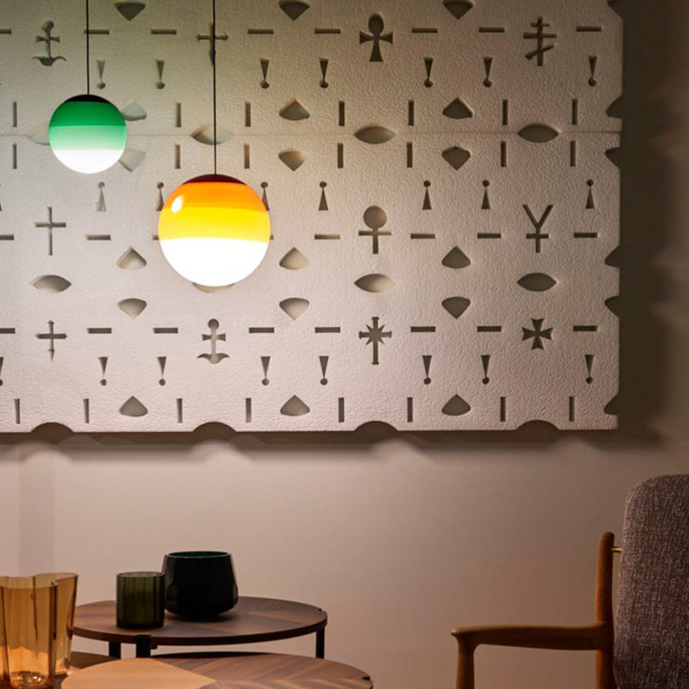 Valentina Colourful Glass Bubble Pendant Light – 6 Colours