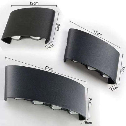 IP65 RGB LED Wall Light – Waterproof Aluminum Outdoor/Indoor Lamp