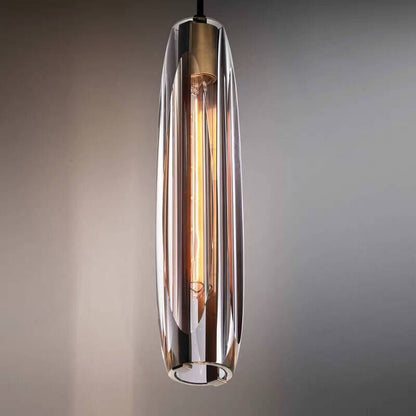 Brass LED Glass Pendant Lamp – Small Chandelier