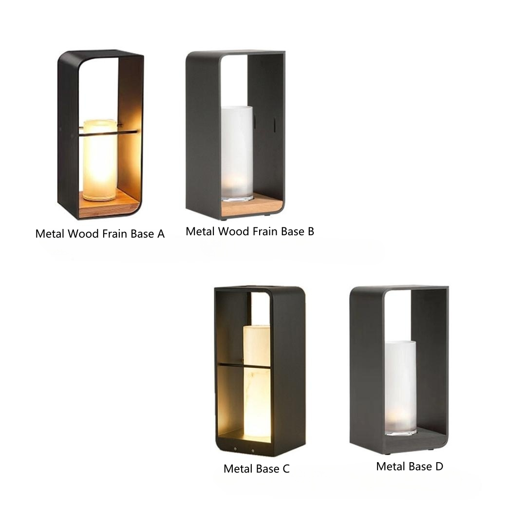 Orr Solar-Powered Outdoor Floor Lamp – Minimalist Cuboid Design