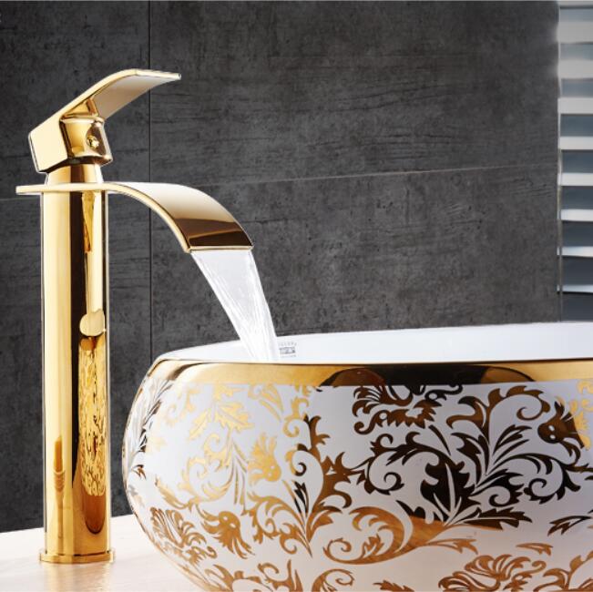 Basin Faucet - Basin Faucet Waterfall Faucet Brass Bathroom Basin Faucet Mixer Tap