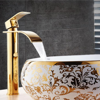 Basin Faucet - Basin Faucet Waterfall Faucet Brass Bathroom Basin Faucet Mixer Tap