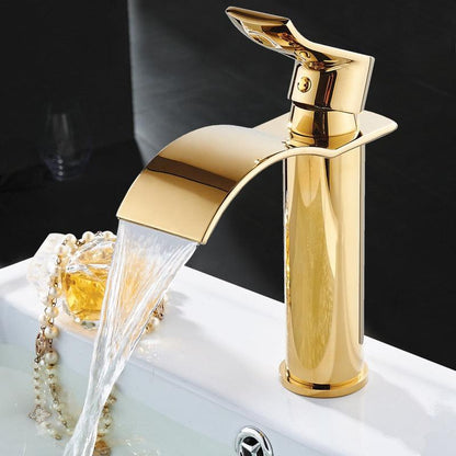Basin Faucet - Basin Faucet Waterfall Faucet Brass Bathroom Basin Faucet Mixer Tap