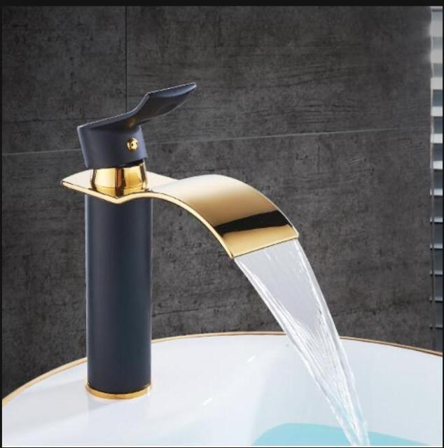 Basin Faucet - Basin Faucet Waterfall Faucet Brass Bathroom Basin Faucet Mixer Tap