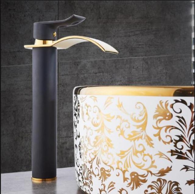 Basin Faucet - Basin Faucet Waterfall Faucet Brass Bathroom Basin Faucet Mixer Tap