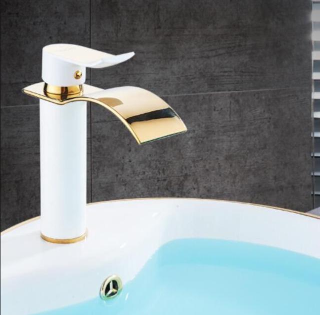 Basin Faucet - Basin Faucet Waterfall Faucet Brass Bathroom Basin Faucet Mixer Tap