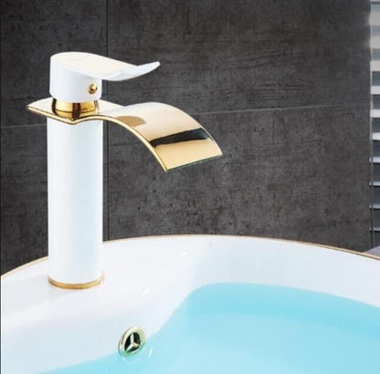 Basin Faucet - Basin Faucet Waterfall Faucet Brass Bathroom Basin Faucet Mixer Tap