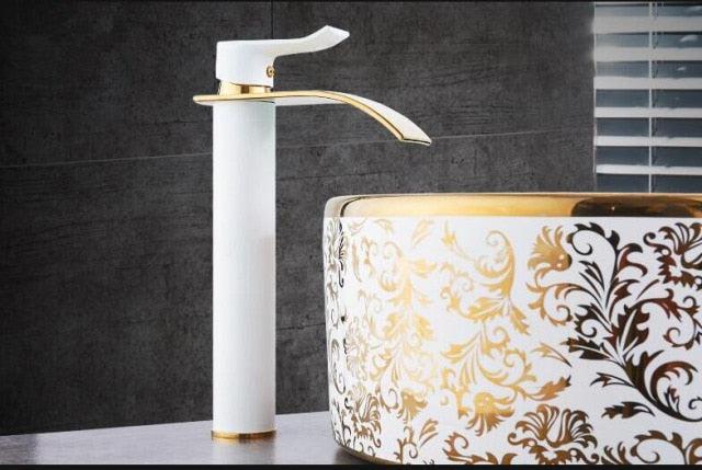 Basin Faucet - Basin Faucet Waterfall Faucet Brass Bathroom Basin Faucet Mixer Tap