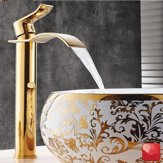 Basin Faucet - Basin Faucet Waterfall Faucet Brass Bathroom Basin Faucet Mixer Tap