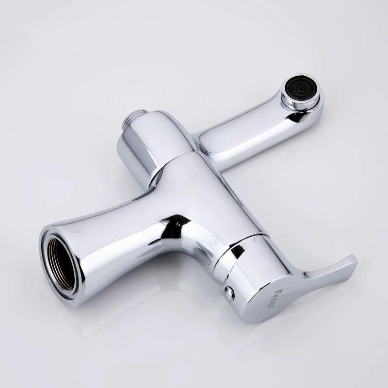 Shower Faucet - Basin Faucet With Hand Shower Cold And Hot Water Mixer Bathtub Faucet