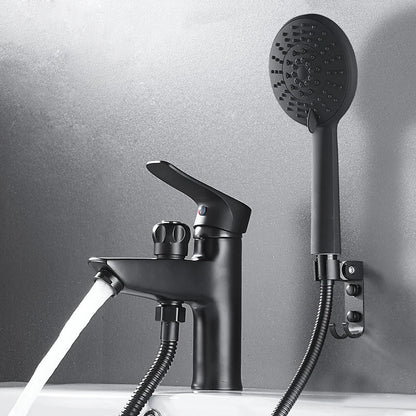 Bathroom Basin Faucet Single Handle Tap Sink Faucet with Shower Head-Shower Faucet-Index Bath-A-Index Bath