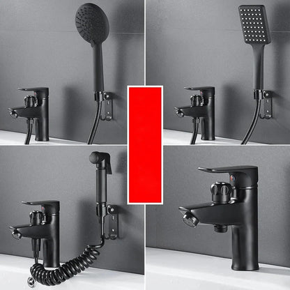 Bathroom Basin Faucet Single Handle Tap Sink Faucet with Shower Head-Shower Faucet-Index Bath-A-Index Bath