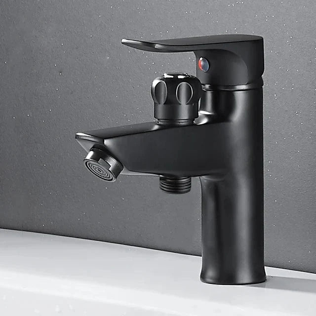 Bathroom Basin Faucet Single Handle Tap Sink Faucet with Shower Head-Shower Faucet-Index Bath-B-Index Bath