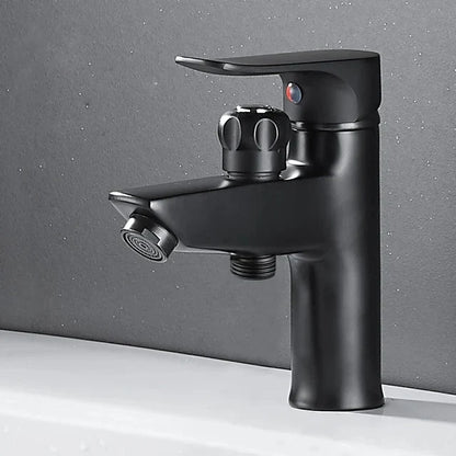 Bathroom Basin Faucet Single Handle Tap Sink Faucet with Shower Head-Shower Faucet-Index Bath-B-Index Bath