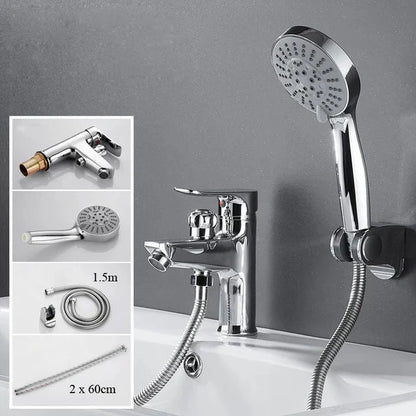 Bathroom Basin Faucet Single Handle Tap Sink Faucet with Shower Head-Shower Faucet-Index Bath-C-Index Bath