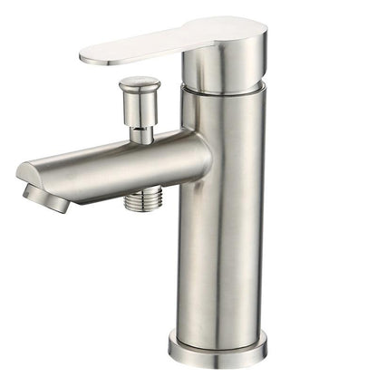Basin Faucet - Bathroom Deck Mounted Sink Mixer Tap With Shower Head