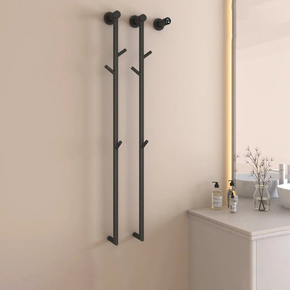 Bathroom Towel Warmer Fast Drying Electric Heated Towel Rack-Towel Bars & Hooks-Index Bath-Black-A-110V-Index Bath