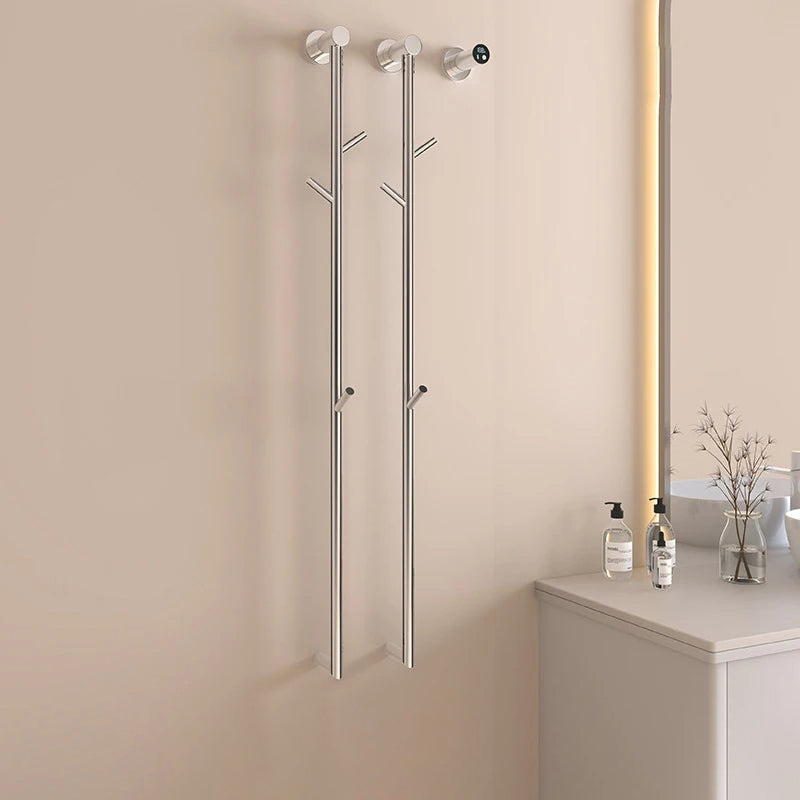 Bathroom Towel Warmer Fast Drying Electric Heated Towel Rack-Towel Bars & Hooks-Index Bath-Light-A-110V-Index Bath