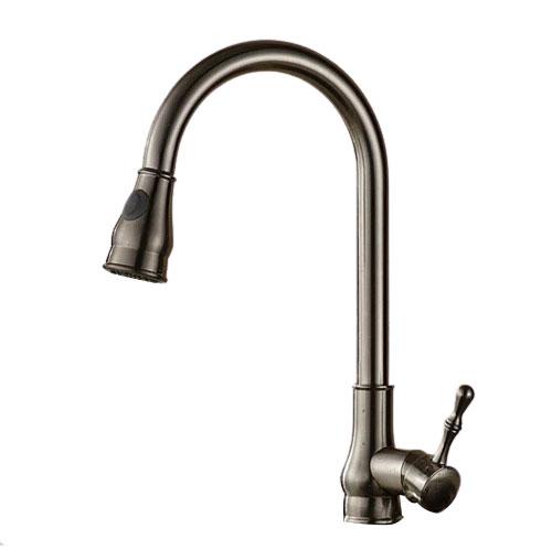 Kitchen Faucet - 360 Degree Swivel Water Mixer Pull Down Faucet